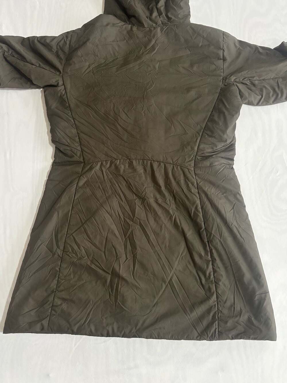 Arc'teryx Women's Hooded Puffer Long Jacket Dark Green - Picture 3 of 12